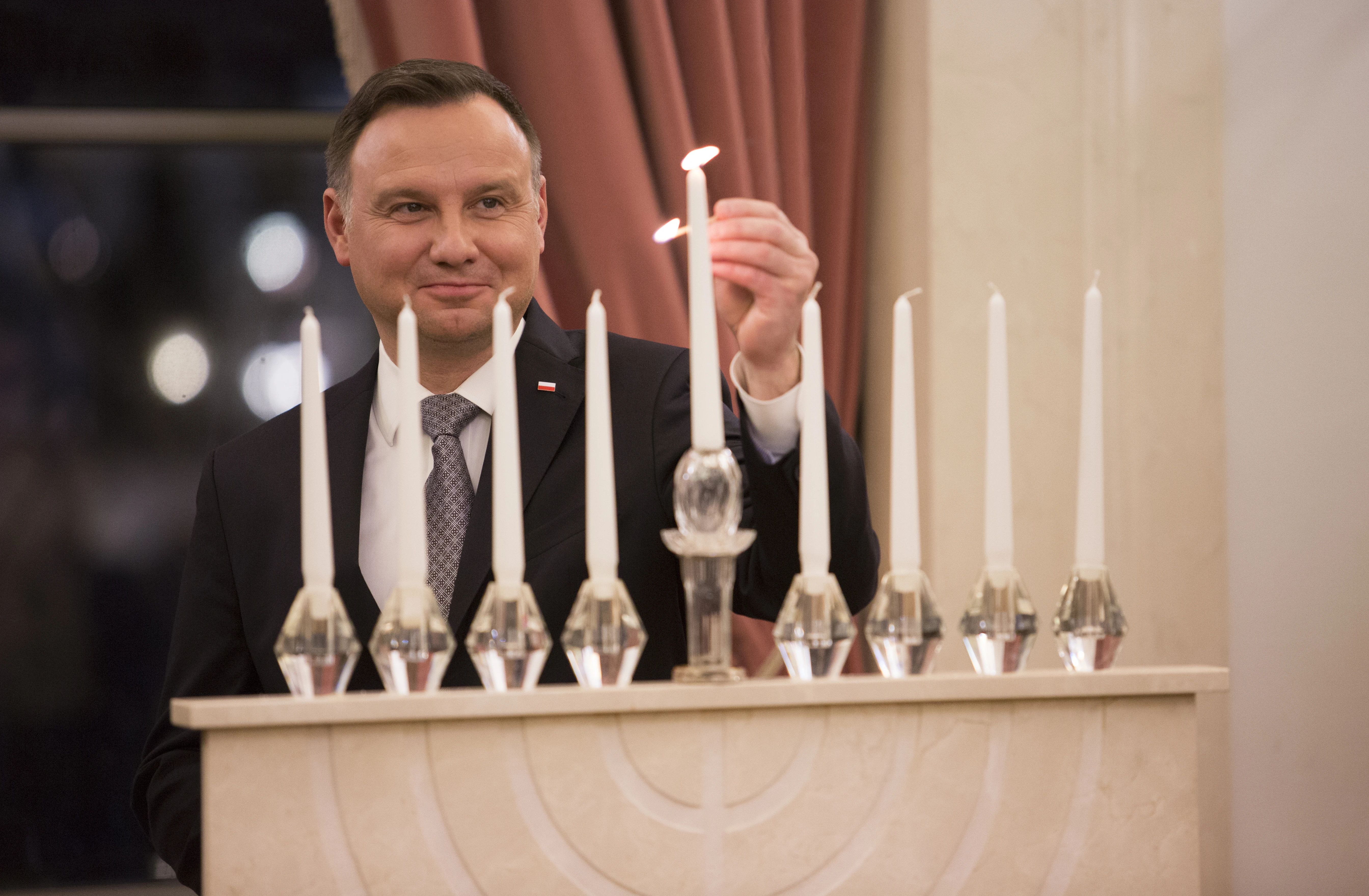 Jest decyzja prezydenta w sprawie obchodów Chanuki. Co zrobi marszałek Czarzasty?