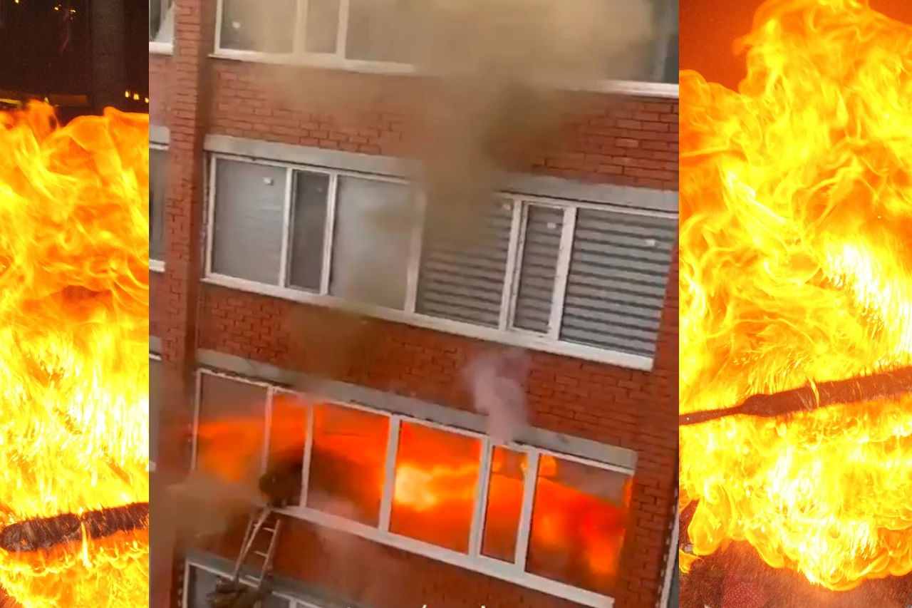 Вот как взрывается газ в квартире! Драматический момент взрыва в здании был запечатлен на видео