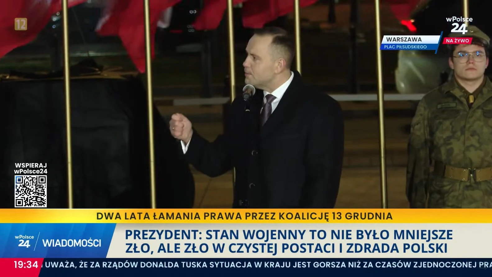 Ależ mocne przemówienie! Prezydent miażdży rząd Tuska w rocznicę stanu wojennego. „Bohaterowie żyją gorzej, niż ci, którzy chcieli nas zniewolić”