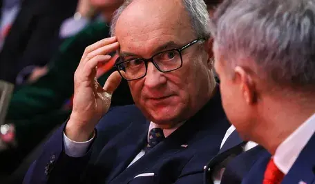  Marszałek Sejmu Włodzimierz Czarzasty podczas Kongresu Wyborczego Nowej Lewicy w Air Port Hotel Okęcie w Warszawie 