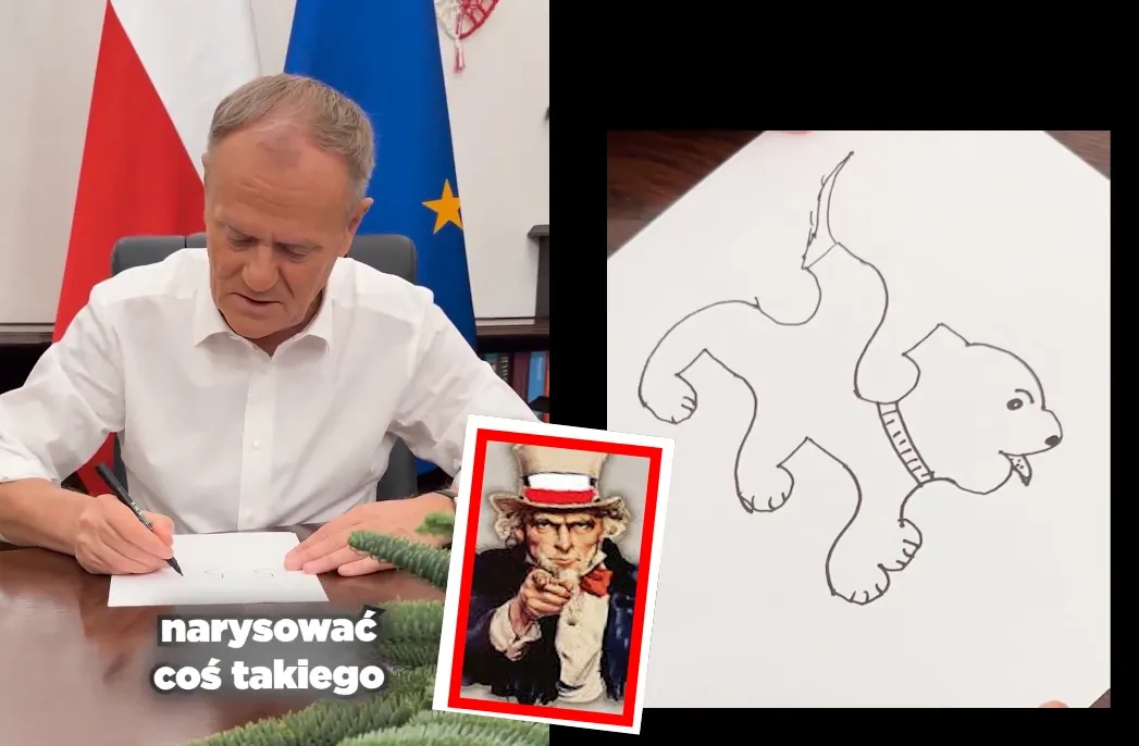 Premier Tusk haruje choćby w niedzielę, dziś już narysował psa. A co Ty w tym czasie zrobiłeś dla Polski?!