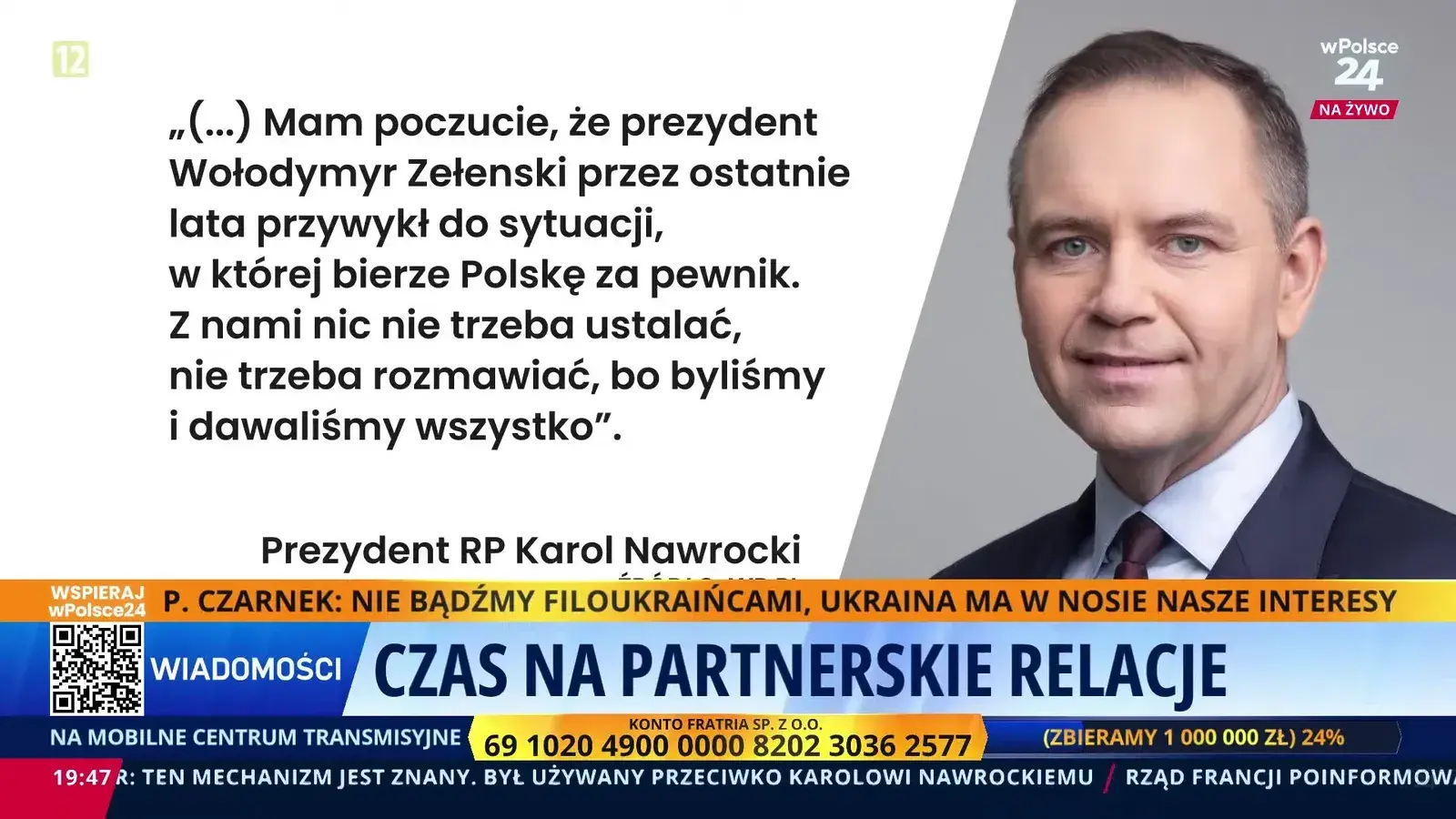 Koniec ustępstw. "Wspieramy, ale wymagamy". Nawrocki stawia warunki Zełenskiemu przed spotkaniem w Warszawie