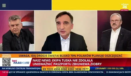 Zbigniew Ziobro reaguje na decyzję Wojewody Mazowieckiego dotyczącą paszportu