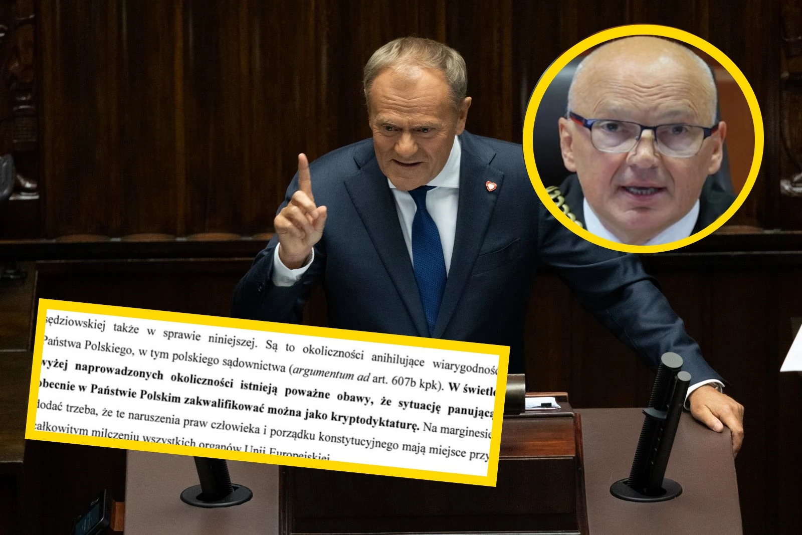 Tusk go chwalił, teraz będzie wściekły. Znany sędzia wprost o działaniach rządu: „Kryptodyktatura”. Ależ mocny dokument!