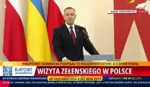 Prezydent Karol Nawrocki podczas spotkania z Wołodymyrem Zełeńskim