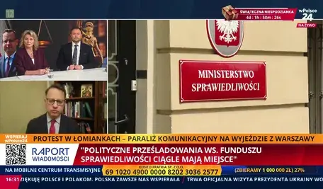 Marcin Romanowski, poseł Prawa i Sprawiedliwości, podczas wypowiedzi medialnej po decyzji sądu o uchyleniu europejskiego nakazu aresztowania