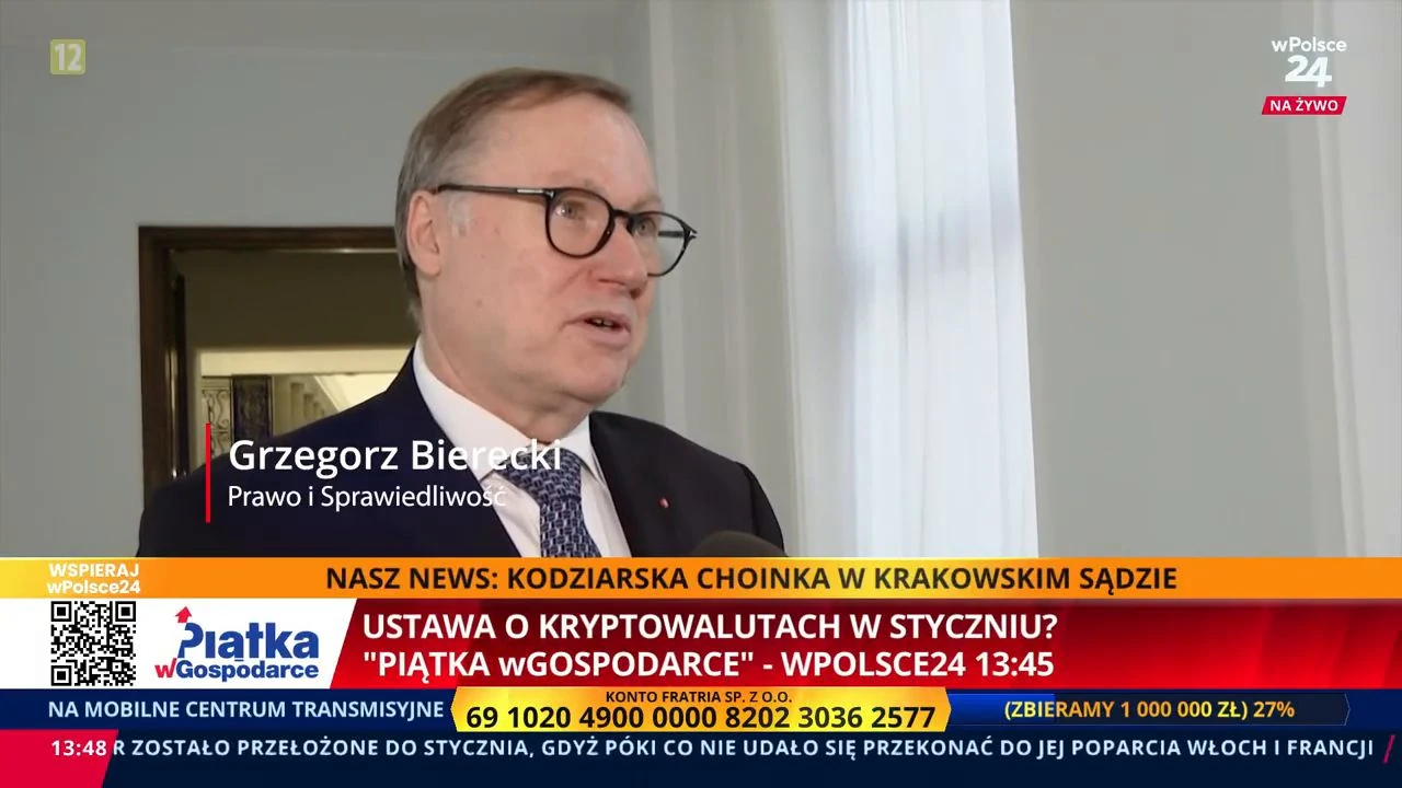 O co chodzi z wetem w sprawie kryptowalut? Senator obnaża fejki rządzących!