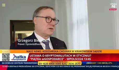 Senator Grzegorz Bierecki o kryptowalutach