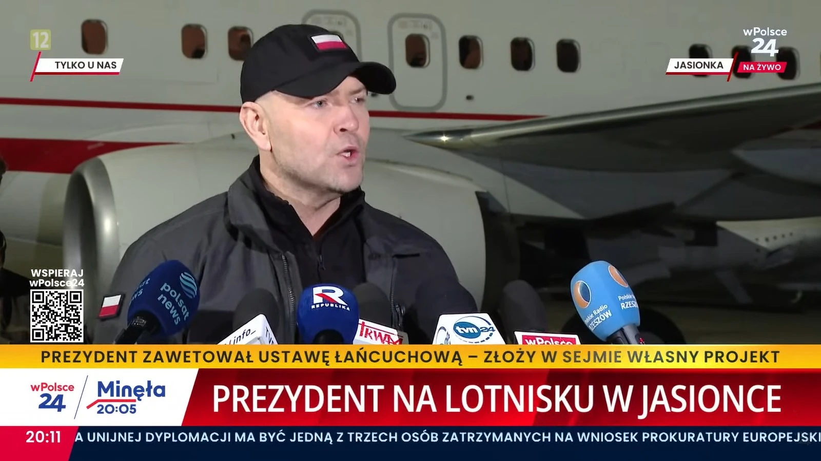 Prezydent o Tusku po szokującym wystąpieniu w Berlinie: Mam nadzieję, iż przeprosi Polaków