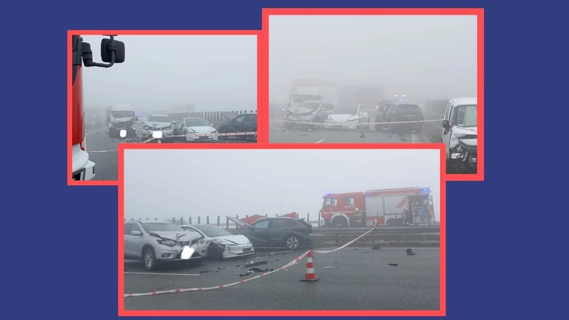 Mgła paraliżuje A4. Karambol pod Górą Świętej Anny, są ofiary