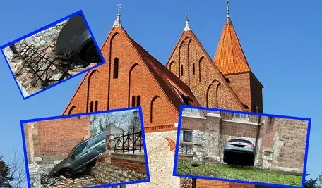 Do groźnie wyglądającego zdarzenia doszło w niedzielny poranek w ścisłym centrum Krakowa. Kierowca samochodu osobowego wjechał w ogrodzenie kościoła pw. Świętego Krzyża – jednej z najstarszych i najcenniejszych zabytkowych świątyń miasta. Auto po uderzeniu zawisło na uszkodzonym murze.
