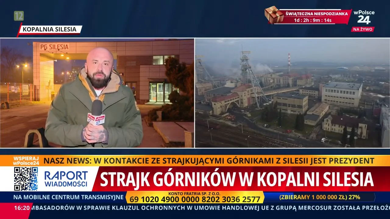 Karol Nawrocki znowu musi wyręczać rząd. Prezydent w kontakcie ze strajkującymi górnikami z Silesii