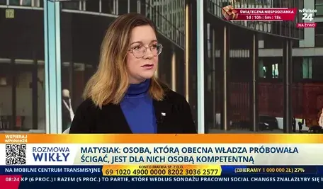 Posłanka Paulina Matysiak mówi o kryptodyktaturze i presji politycznej na sądy