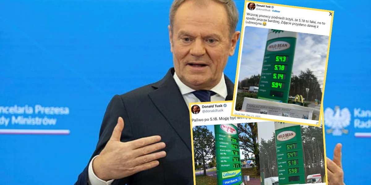 Sprawdzili, jak Tusk kręci w sprawie cen paliw! choćby lewicowy portal nie ma wątpliwości