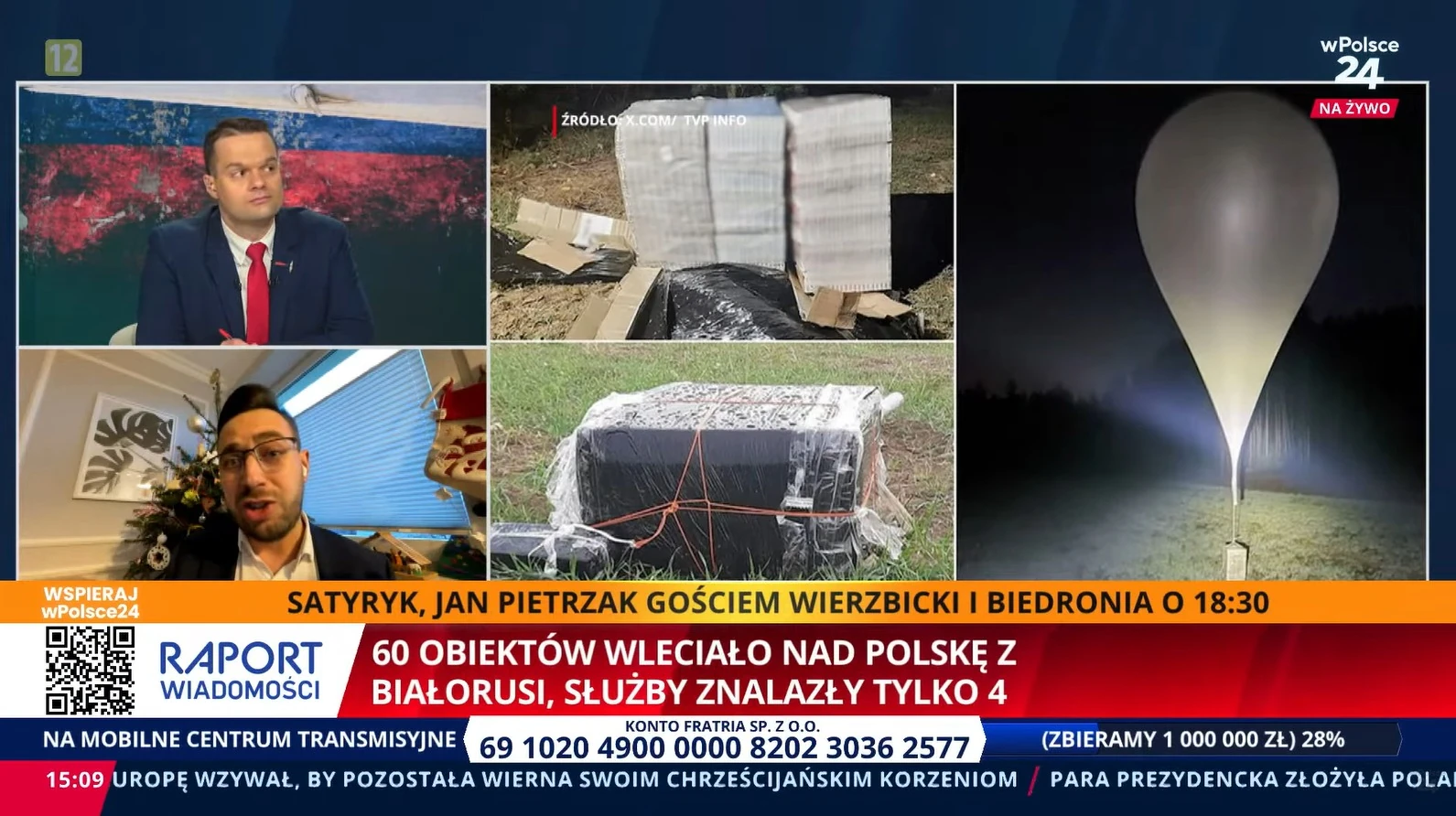 "Воздушные шары Лукашенко" нарушили воздушное пространство Польши. Военные обращаются к гражданам