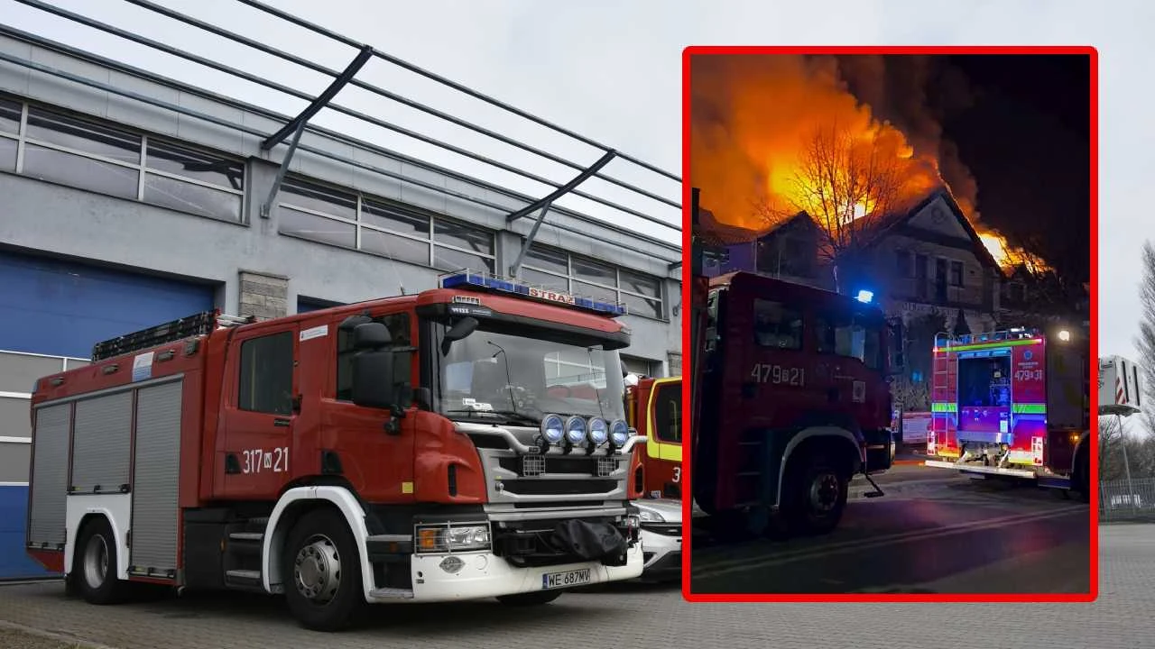 Chwile grozy na Podlasiu! Gigantyczny pożar jednego z hoteli