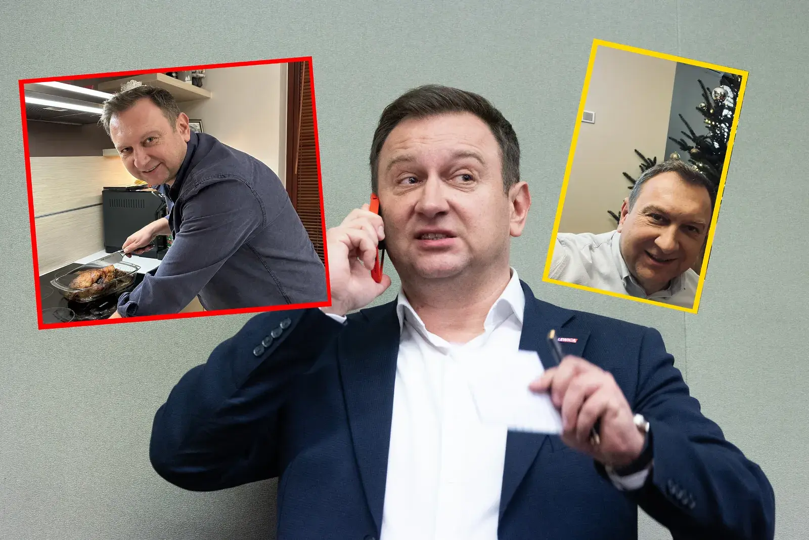 Świąteczna zgoda według posła Treli. Jednego dnia apel o koniec sporów, drugiego – prostacka aluzja z nożem w ręku