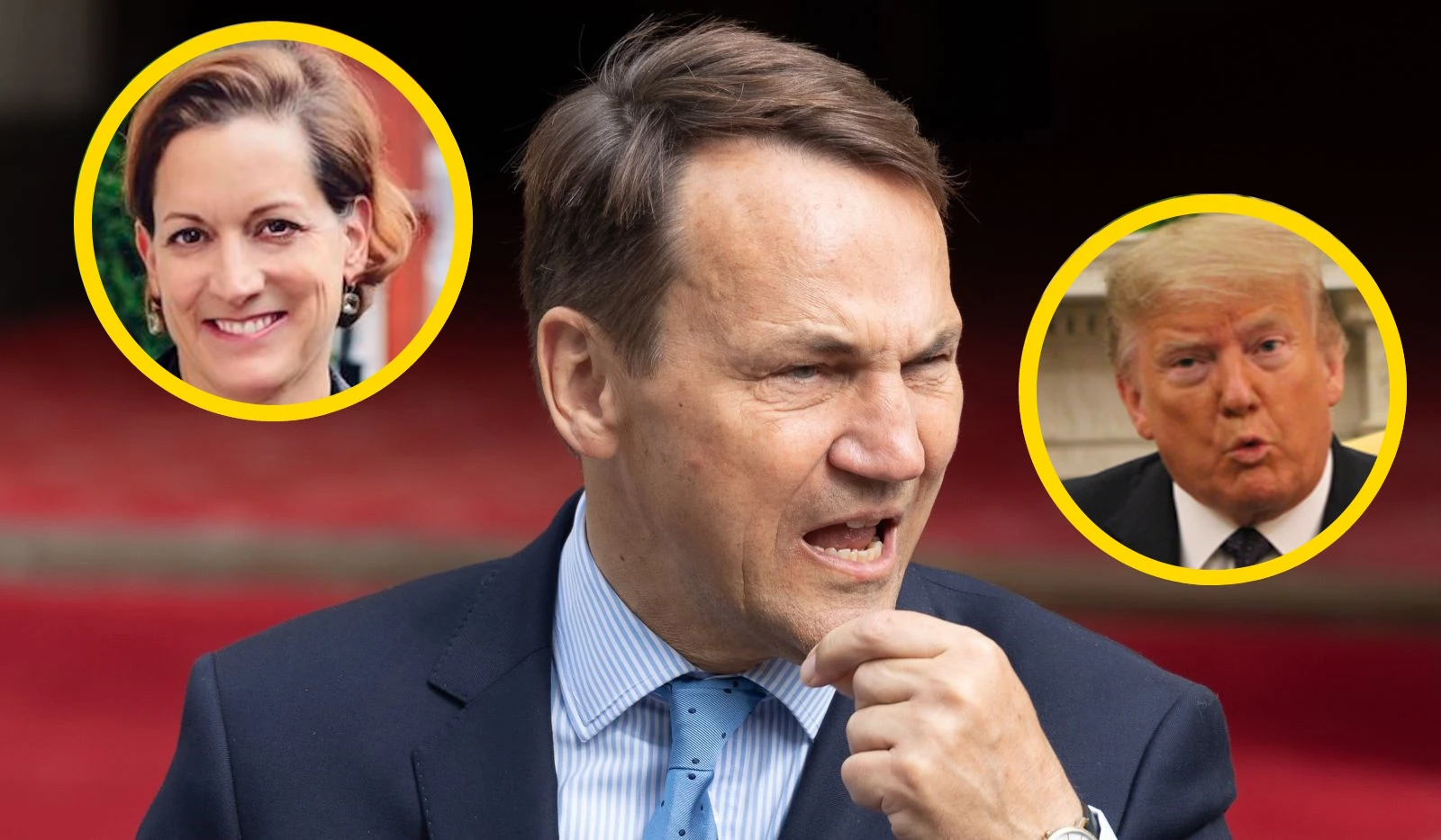 Żona Sikorskiego znowu to zrobiła! Uderzenie w administrację Trumpa: „Próba sprzymierzenia się USA z Rosją”