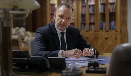 Prezydent Karol Nawrocki w czasie ostatniej rozmowy telefonicznej z Donaldem Trumpem