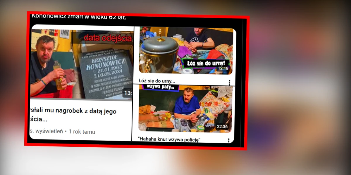 SZOK! Sprawa Kononowicza umorzona. Ponad 1000 stron dowodów na znęcanie bez kary prokuratury