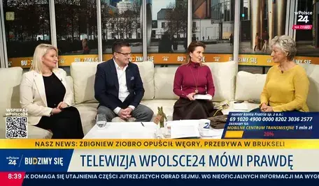 Katarzyna Bareja była gościem programu "Budzimy się"  na antenie telewizji wPolsce24 