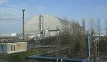 Nowa Bezpieczna Osłona elektrowni w Czarnobylu. Została uszkodzona w lutym przez rosyjskiego drona