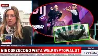 Wszyscy "umoczeni" w kryptowaluty. Taką logikę zaprezentowała dziś dziennikarska TVP Info w likwidacji, choć wspomniała jedynie o prezydencie Nawrockim 
