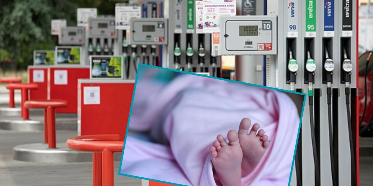 Nie zdążyli do szpitala. Poród na stacji benzynowej pod Nowym Targiem!