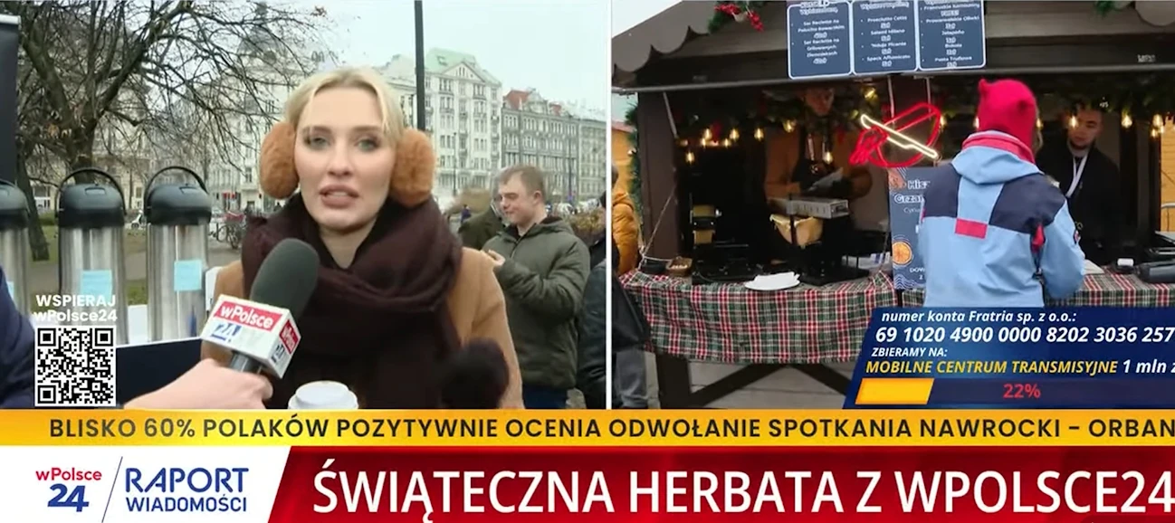 Świąteczna herbata z telewizją wPolsce24 trwa. Kolejny dzień spotkań z naszymi dziennikarzami