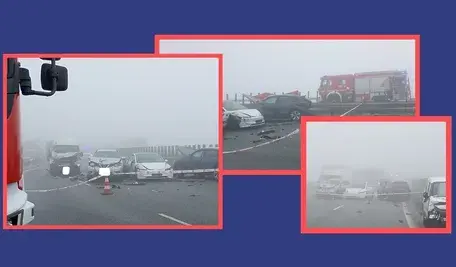 Kobieta Przeżyła karambol na A4, zginęła we mgle. próbując uciec z drogi