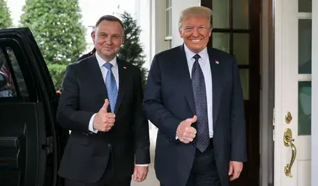 donald trump andrzej duda.webp