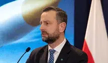Władysław Kosiniak-Kamysz. W tle rakieta