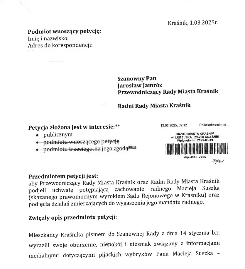 wniosek