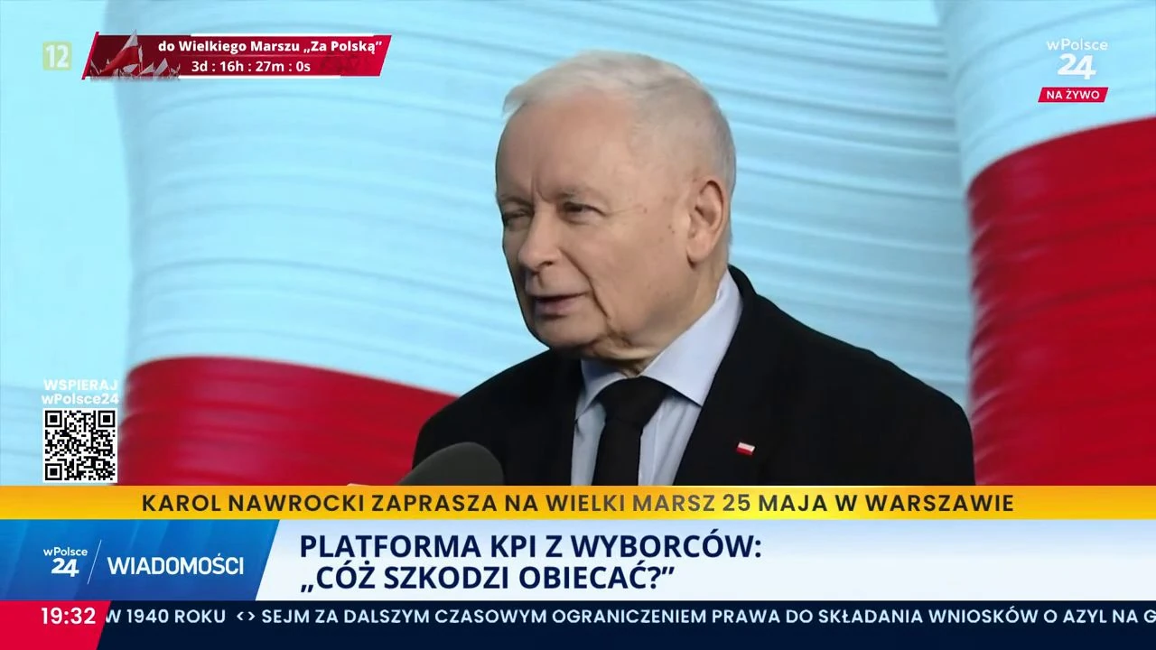 PO kpi z Polaków, a Jarosław Kaczyński kpi z Platformy Obywatelskiej: To nie na zamówienie naszego sztabu