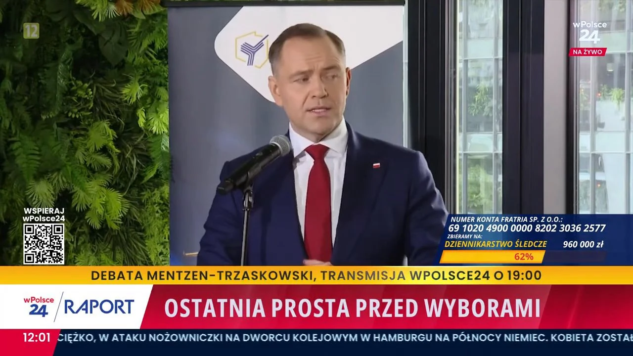 Karol Nawrocki o CPK: Dzisiejszą deklarację podpisuję z pełną odpowiedzialnością