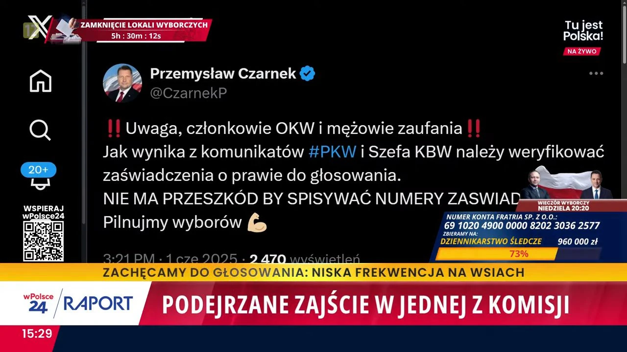 Манипуляции во время выборов. Профессор Чарнек предупреждает
