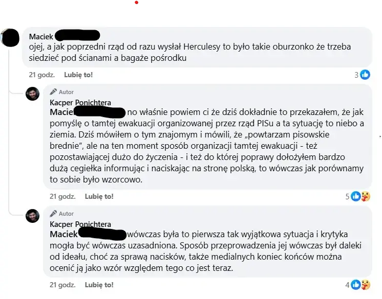 (Zrzut ekranu z FB)