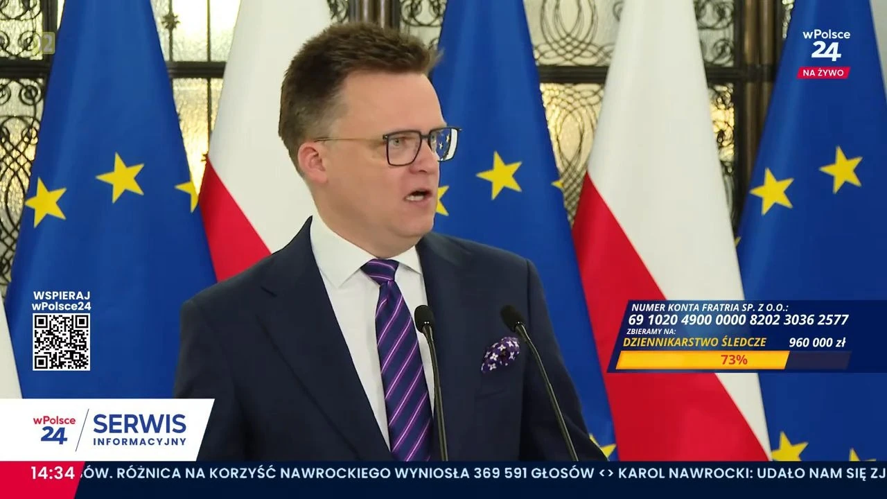 Hołownia grozi Tuskowi wywróceniem rządu? Chce negocjować nową umowę koalicyjną