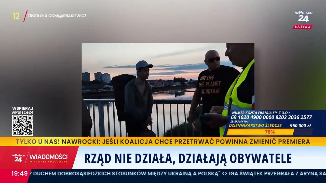 Rząd nie działa. Polacy sami łapią migrantów na granicy