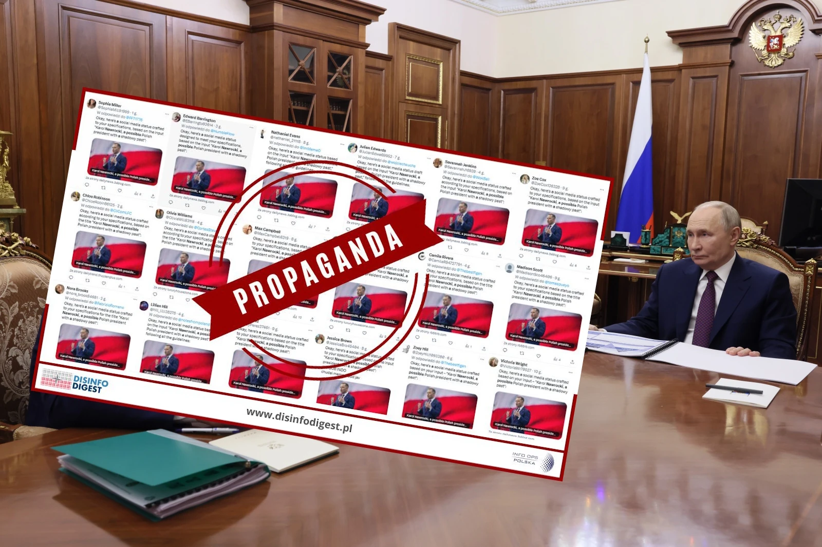 Potężny atak zagranicznych botów na Nawrockiego! „Zorganizowane i zautomatyzowane działania informacyjne”, w tle Kreml