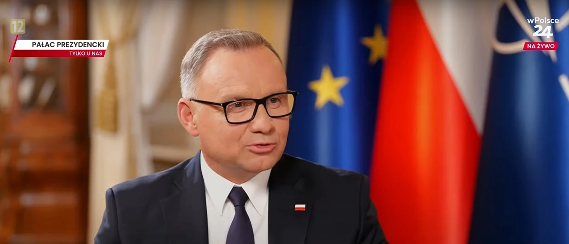 Prezydent Andrzej Duda: Tusk z tego jest znany i to jest chyba jakaś jego pasja, żeby usuwać potencjalnych konkurentów