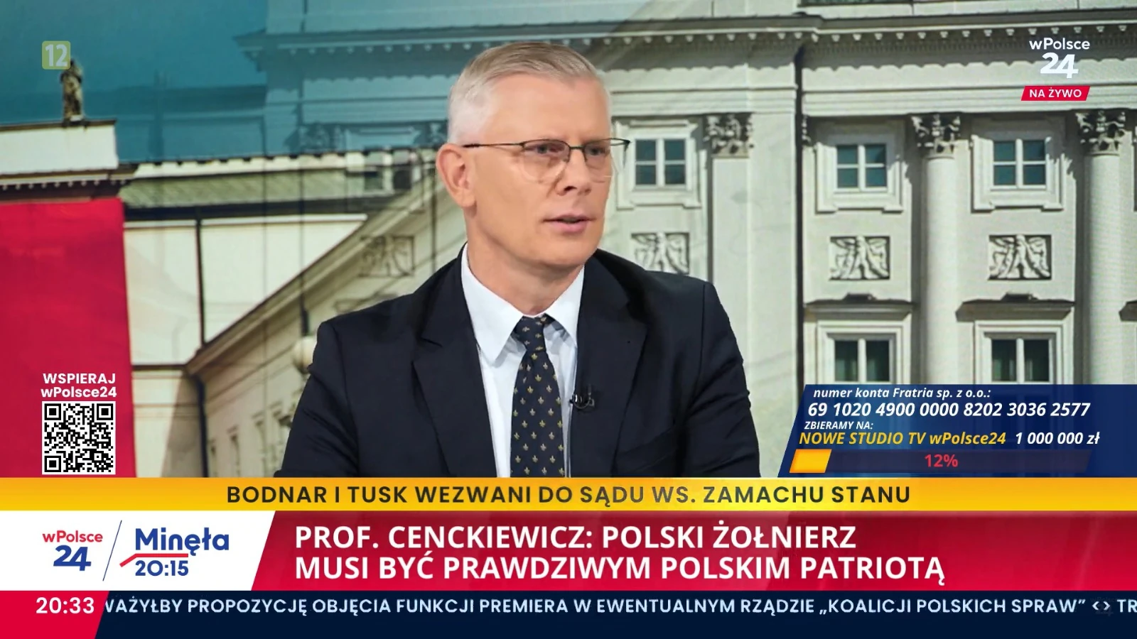 Mało czy dużo? Profesor Cenckiewicz ujawnił, ile zarabia w Kancelarii Prezydenta