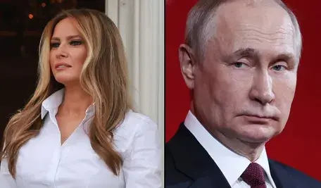 Melania Trump and Putin.webp