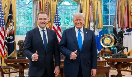 Karol Nawrocki i Donald Trump.webp