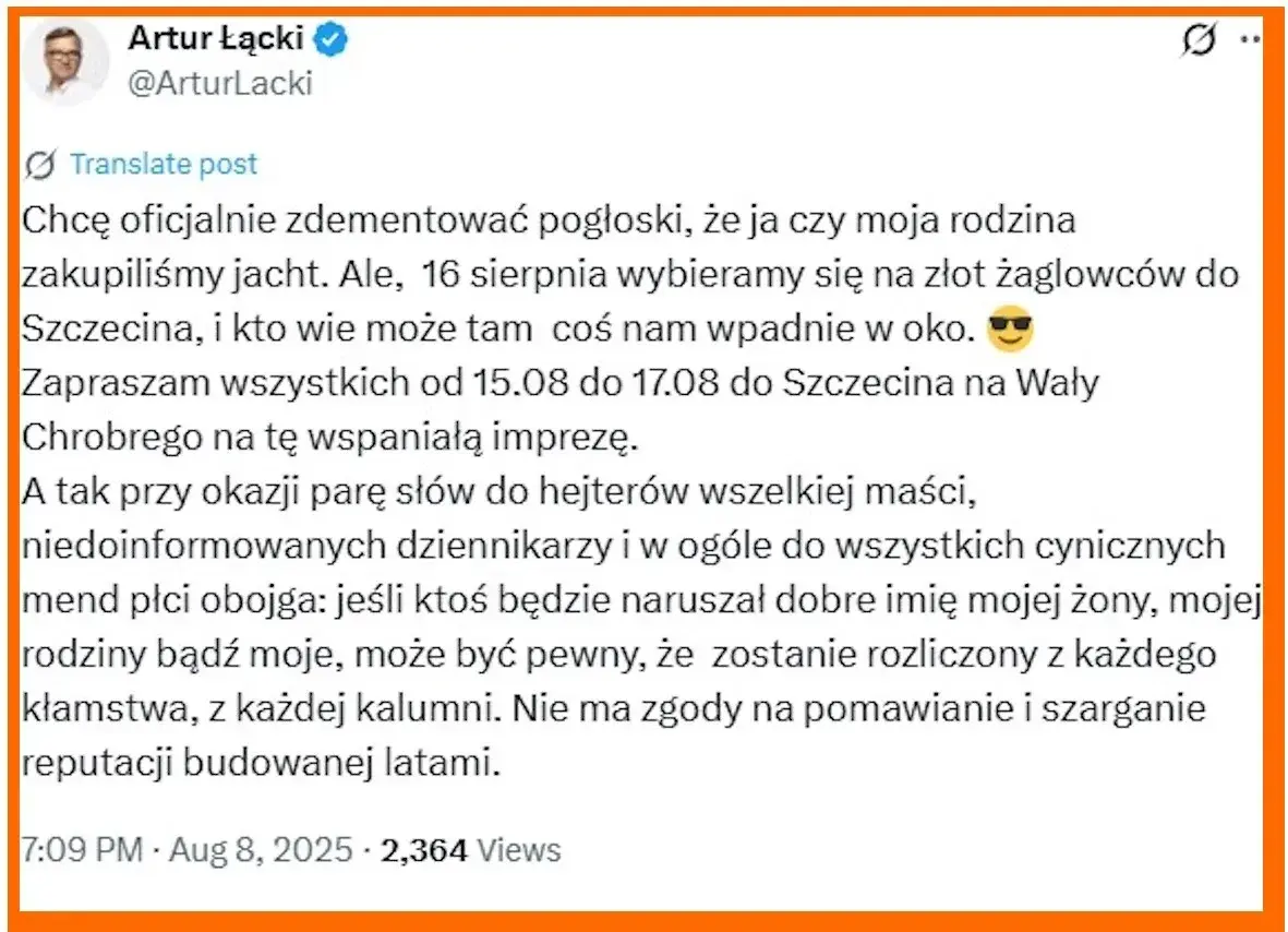 łącki twitt