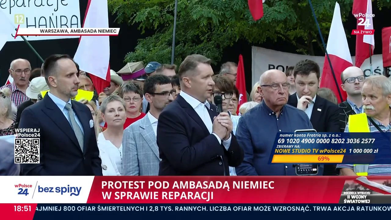 Пшемыслав Чарнек пришел в немецкое посольство, чтобы сказать это немцам в лицо