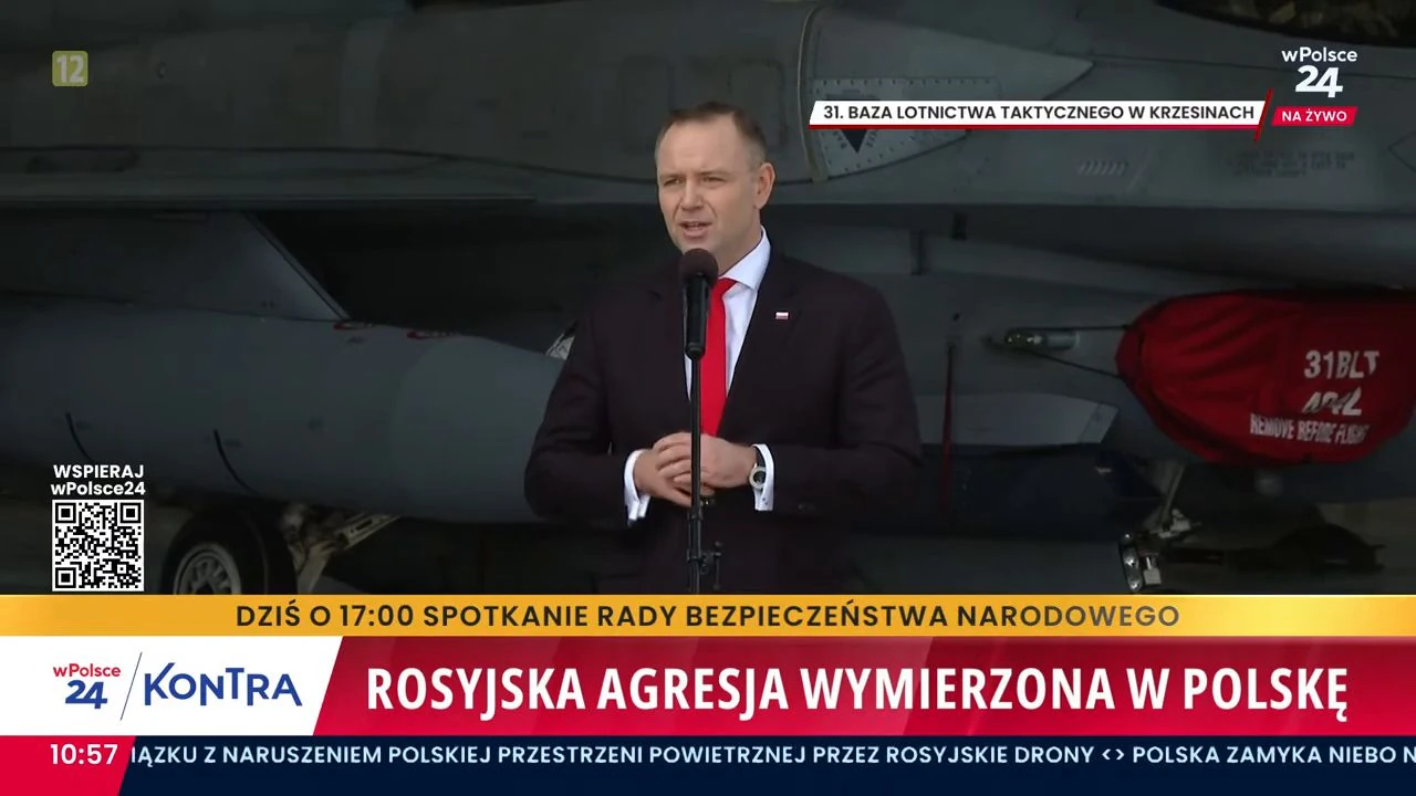Prezydent Nawrocki: Polska nie wystraszy się Rosji