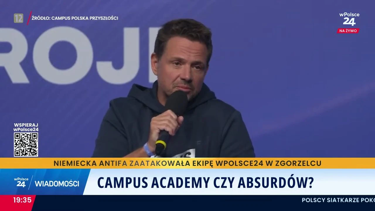 Trzaskowskiemu puściły nerwy. Zaczął przeklinać podczas Campusu