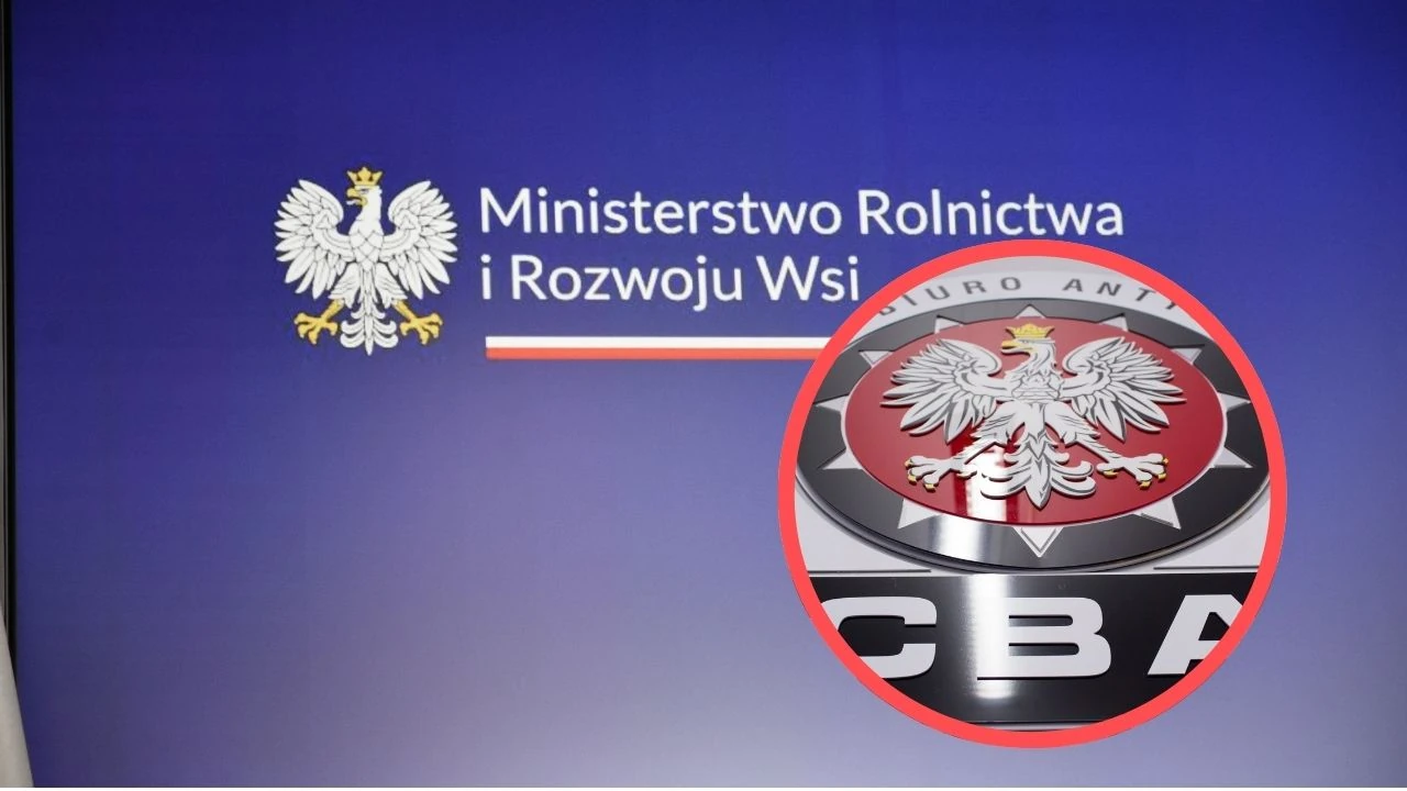 CBA w Ministerstwie Rolnictwa. W tle pieniądze z KPO