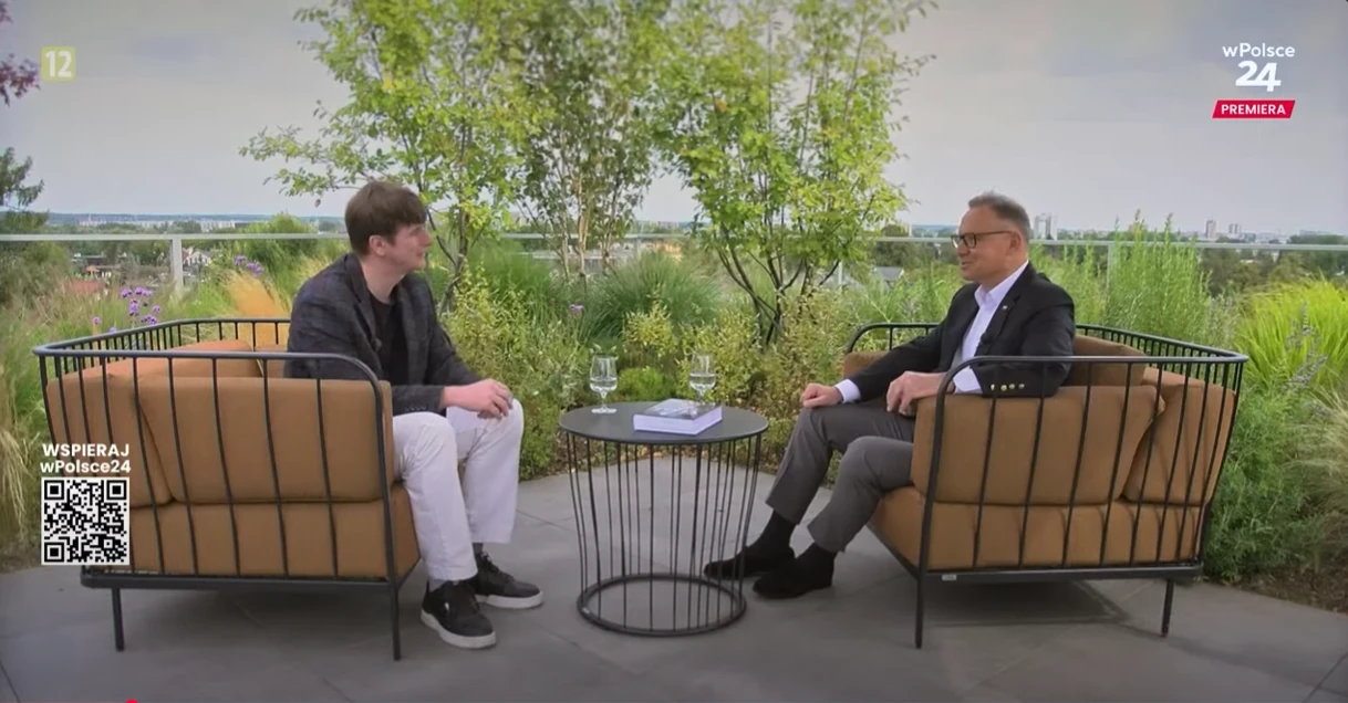 Wyjątkowy wywiad z Andrzejem Dudą. Nawrocki w Polsce